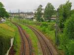 Das Streckengleis aus M�hldorf ...  Frank Thomas 19.07.2011