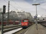 111 005-5 mit RE aus M�nchen in Ga-Pa, 8.03.2009  ...