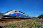 Der TGV Duplex 4721 bei Gelterkinden BL in einer HDR Aufnahme.