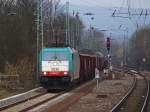 Mit einem gemischten G�terzug ...  Mario Sch�rholz 05.02.2011
