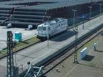GVG 109-2 am Bahnsteig im F�hrhafen Mukran.  ...