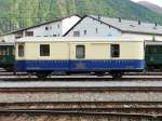 RhB - Gep�ckwagen D 4051 in Samedan am 14.09.2010  ...