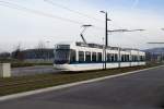 Glattalbahn Be 5/6 3066 befindet sich am 29.11.09 in Glattbrugg.


