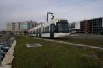 Glattalbahn In den Anf�ngen der Glattalbahn traf man h�ufig auch noch blaue Cobras der VBZ an. Rund ein Jahr sp�ter sieht man nur noch weisse Cobras wie hier den Be 5/6 3068.