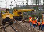 Ein Atlas Zweiwegebagger und ...  Mario Sch�rholz 19.09.2010