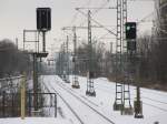 Freie Fahrt von Berlin-Jungfernheide Richtung Hauptbahnhof. 31.12.2009  ...