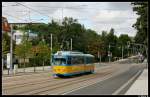 Am 25.August f�hr der D�wag 396 auf der Linie 2. ...