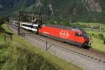 Re 460 090-4 erreicht ...  Sandro Gadola 05.07.2010