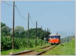 graz-koflacher-bahn-und-busbetrieb-gmbh-gkb VT 10.02 + VB 10.12 als R 19679 von Graz nach Bad Radkersburg am 11.7.2010 zwischen Diepersdorf und Weixelbaum aufgenommen.