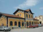 Bahnhof Volos, Endstation der Strecke Larrissa - Volos, sie zweigt von der Strecke Athen - Thessalonili ab.