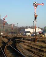 Nov. 2008. Grimmenthal. Noch gibt´s Hf2 f�r die RB Richtung ...