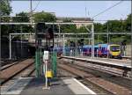 ScotRail bevorzugt Bonbonfarben: Edinburgh-Waverley, 14.7.2013