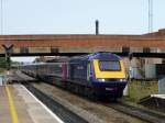 Ein HST der First Great Western durchfhrt Slough auf seinem Weg nach London Paddington.