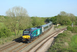 68009 passes Hatton North Jct whilst working 1K45, 1615 London Marlebone-Kidderminster, 12 May 2016