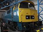 Mit der 1203  Western Fusilier  findet sich auch ein Exemplar der imposanten 6-achsigen Class 52 im National Railway Museum in York.