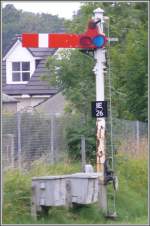 Wie so viele Stationen ist auch Inverurie mit den alten Flgelsignalen ausgerstet. (05.08.2008)