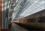 Schöne Halle aus Stahl und Glas -    Bahnhof London St.