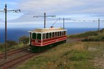 Manx Electric Railway Tw 20 bei Dhoon, 30.08.2016.