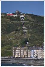 Im Seebad Aberystwyth, dem Ausgangspunkt der Vale of Rheidol Railway gibts eine Standseilbahn von der Stadt auf den nahegelegenen Hgel.