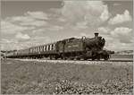 Die Class 4200 Tender-Dampflok  4277 Hercules  der  Dartmouth Steam Railway  dampft kurz nach Goodrington ihrem Ziel entgegen.