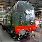 Die Dieselelektrische Lokomotive No. 20050 der Class 20 wurde 1957 bei English Electric gebaut und 1981 ausgemustert. (National Railway Museum York, Mai 2019)