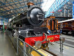 Die 1907 gebaute Dampflokomotive No. 4003  Lode Star  der Great Western Railway Anfang Mai 2019 im National Railway Museum York.