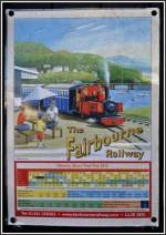 Fairbourne liegt 60km sdlich von Porthmadog und ist Ausgangangspunkt der Fairbourne Steam Railway.