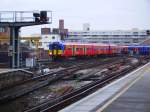 Einfahrt in London-Waterloo.