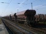 Am Nachmittag,vom 22.Oktober 2011,standen die leeren franz�ssischen Facs-Wagen zusammengestellt in ...
