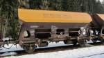 Ein �BB Infrastruktur Schotterwagen ...  Markus Huber 12.01.2012