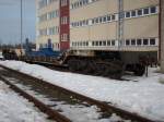 Russischer G�terwagen am 24.Februar 2010 in Mukran.  ...