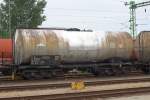 Guterwagen H-MAVC 35 55 7887 736-5 Zaes am 19.Juli 2010 in Tatabanya.