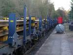 Schienentransportwagen auf der Heidebahn ...  Jan Schuur 22.11.2009