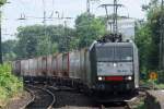 guterzuge MRCE 185 553-5 in Recklinghausen 24.7.2010