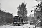mit Schneeschuhen stehen Locon ...  Frank Kropp 12.01.2011