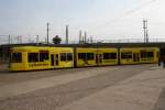 halle HAVAG. Nr.628 'Gelbe Seiten' f�hrt am 19.03.'10 in die Haltestelle Halle HBf. ein