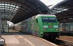 halle-saale 101 040 steht mit IC 2355 am 03.07.10 im Hbf Halle(S).