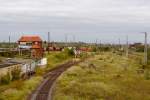 Teilansicht des einstigen Rangierbahnhofes ...  Michael Edelmann 08.11.2011