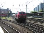 hamburg-hauptbahnhof Diesmal kein Lokwechsel nach Westerland,sondern nach Puttgarden.218 321 �bernahm am 05.Juni 2010 im Hamburger Hbf den IC aus Frankfurt/Main und brachte diesen �ber L�beck nach Puttgarden.