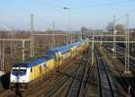 Ein Metronom-Zug Richtung Cuxhaven ...  ukamp 27.01.2012