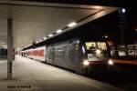 ES64U2-073 mit dem CNL479 am 11.02.2012 in Hannover HBF.  ...