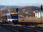 Einfahrt VT 803 nach ...  Klaus-P. Dietrich 25.02.2012