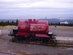 Harzer Schmalspurbahnen Hier der Aufgestellte Kesselwagen der HSB. am Brockenbahnhof