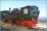 99 5902 (Baujahr 1898) mit Traditionszug auf dem Brocken. ...