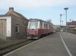Hier 187 018-7 nach Hasselfelde, bei der Einfahrt am 6.4.2010 ...