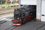 Die Brockenbahn in Wernigerode. Hier zu sehen im BW am ...