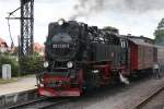 Abfahrt zum Brocken hoch aus Wernigerode am 19.06.10  ...