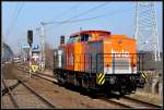 V160.4 -hvle-kleine Ruhepause im Bhf Stralsund R�gendamm.  ...