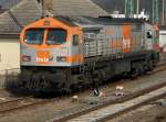 Am 05.Oktober 2009 rangierte der hvle-Tiger V330.3 in Bergen/R�gen.  ...
