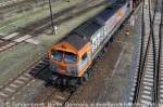 HVLE diesellok V330.1 im Rangierbahnhof Elstal am 08. April 2010 ...
